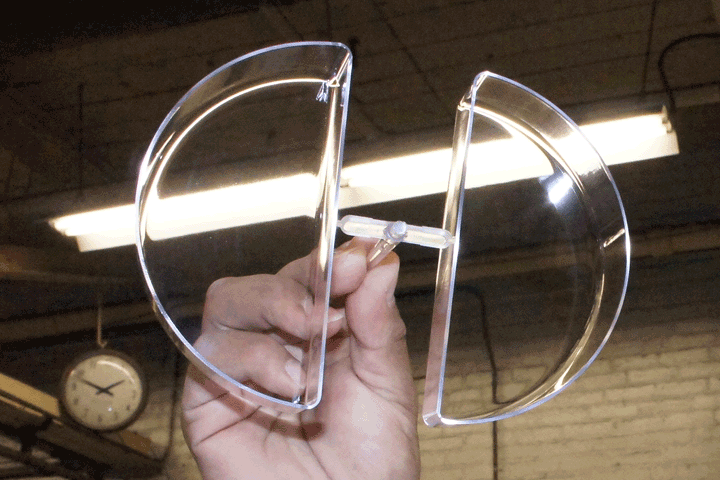 Clear covers for instrument clusters.
